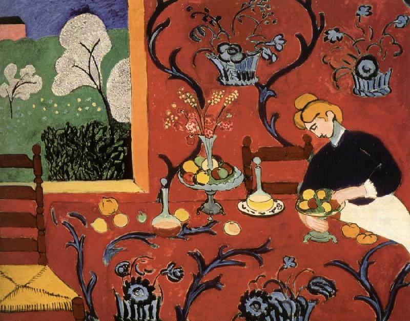 Henri Matisse The red room oil painting image